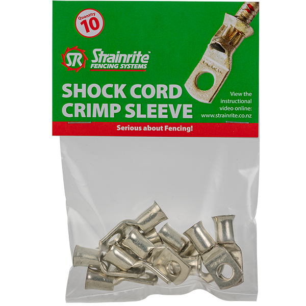 Shock Cord Crimp Sleeves Bag of 10 Strainrite UK