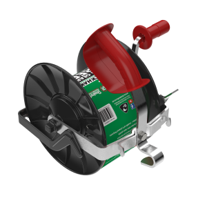 3:1 Black Hawk Geared Reel with 500m of Polywire with guard